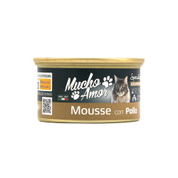 ХРАНА ЗА КОТКИ MUCHO AMOR MOUSSE POLLO/ПИЛЕ/, КОНСЕРВА 85 Г.
