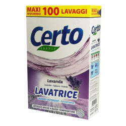 ПРАХ ЗА ПРАНЕ CERTO ЛАВАНДУЛА КУТИЯ 100 ПР, 5.5 КГ