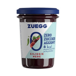 CILIEGINE ZUEGG CHERRY JAM, SUGAR-FREE 220 G