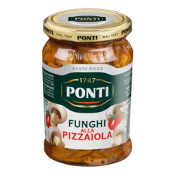 ГЪБИ PONTI ALLA PIZZAIOLA, СТЪКЛО 280 Г.