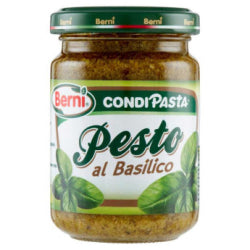 BERNI BASILICO PESTO SAUCE, GLASS 135 G