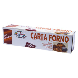 ДОМАКИНСКА ХАРТИЯ ЗА ПЕЧЕНЕ FOLI CARTA FORNO, КУТИЯ 50 М.