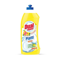 DISHWASHER DETERGENT DUALPOWER AGRUMI /YELLOW/, 1 L