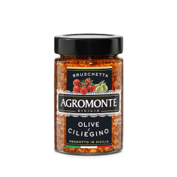 ПИКАНТНА РАЗЯДКА ОТ МАСЛИНИ И СУШЕНИ ЧЕРИ ДОМАТИ AGROMONTE 200 Г.