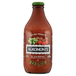 TOMATO SAUCE FROM CHERRY TOMATOES AGROMONTE BASILICO, GLASS 330 G