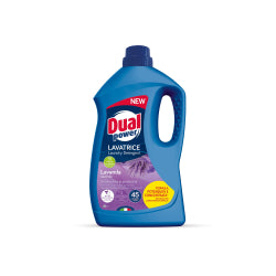 LIQUID DETERGENT FOR WHITE AND COLORED LAUNDRY DUAL POWER LAVENDER 45 WASHES, 1.8 L
