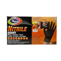 ДОМАКИНСКИ НИТРИЛНИ РЪКАВИЦИ VAPA ЧЕРНИ-S 3.5Г, 100 БР