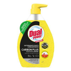 DISHWASHER DETERGENT DUALPOWER LIMONE CARBON CONCENTRATE, 600 ML