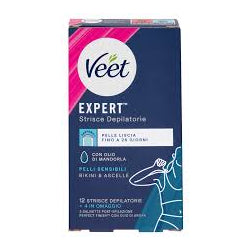 ЛЕНТИ ЗА ДЕПИЛАЦИЯ НА БИКИНИ ЗОНА VEET BIKINI С БАДЕМОВО ОЛИО 16 БР.