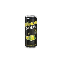 ГАЗИРАНА НАПИТКА CRODO LEMON SODA ЛИМОН, КЕН 330 МЛ