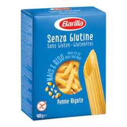 PASTA BARILLA PENNE RIGATE GLUTEN FREE, 400 G