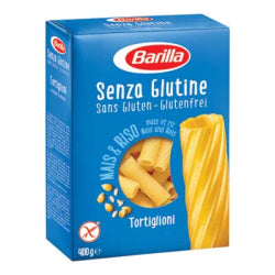 PASTA BARILLA SENZA GLUTINE TORTIGLIONI, GLUTEN FREE 400 G