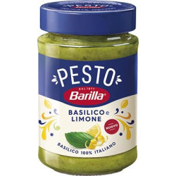 BARILLA BASILICO PESTO SAUCE WITH LEMON, 190 G