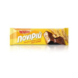 ШОКОЛАДОВ БАР NOVI С ЧЕРЕН И БЯЛ ШОКОЛАД И ПЕТ ВИДА ЗЪРНА 28Г.