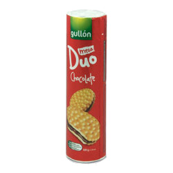 GULLON MEGA DUO SANDWICH BISCUITS WITH CHOCOLATE, 500 G