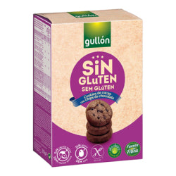 БИСКВИТИ БЕЗ ГЛУТЕН GULLON CIOCCOLATO CHIPS В КУТИЯ 200 Г