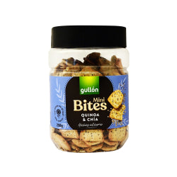GULLON QUINOA/CHIA CRACKERS, JAR 250 G