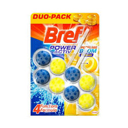 BREF WC POWER ACTIV LIMONE FLAVOR IN A CARTON, 2X50 G