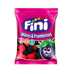 FINI RASPBERRY AND BLACKBERRY CANDY, 90 G