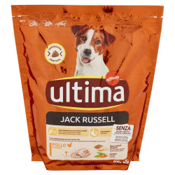 СУХА ХРАНА ЗА КУЧЕТА ULTIMA CANE JACK RUSSELL С ПИЛЕ 800 Г.