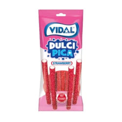 Vidal Желирани Бонбони, Кисели Ягодови Моливи, 90 Г.
