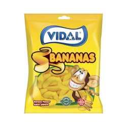 Vidal Желирани Бонбони Банани 90 Г.