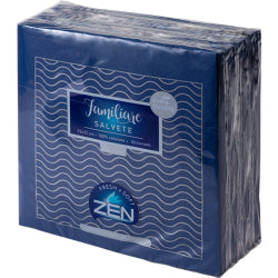 САЛФЕТКИ ZEN FAMILIARE, ТЪМНО СИНИ 1-ПЛ, 33х33 СМ, 50 БР
