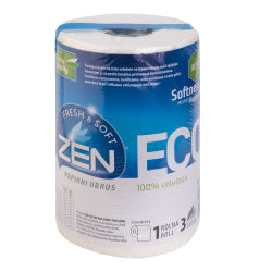 КУХНЕНСКА ХАРТИЯ/РОЛКА ZEN PAPIRNI UBRUS ECO, 3-ПЛ
