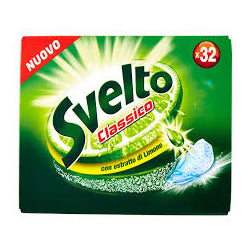 Таблетки За Съдомиялна Svelto Classico Limone, 32 Бр.