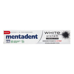 ИЗБЕЛВАЩА ПАСТА ЗА ЗЪБИ MENTADENT WHITE SISTEM 75 МЛ
