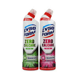 ГЕЛ ЗА ТОАЛЕТНА LYSOFORM WC ZERO CALCARE, 750 МЛ