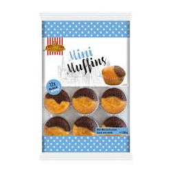 MINI CUPCAKES MEISTER MOULIN MFFINS BLACK AND WHITE 12 PCS, 280 G