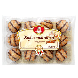 КОКОСОВИ БИСКВИТИ MATHEO С КАКАО, 200 Г