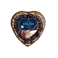 CHOCOLATE HEART CANDY WITH MILK CREAM, 165 G
