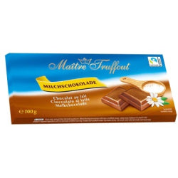 MILK CHOCOLATE MAITRE TRUFFOUT 100 G