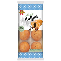 MINI MUFFINS WITH HAZELNUT CREAM 8 PCS, 240 G