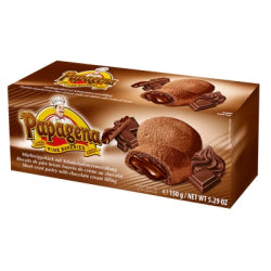 БИСКВИТИ PAPAGENA С ШОКОЛАДОВ ПЪЛНЕЖ 150 Г
