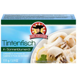 SQUID IN SUNFLOWER OIL, DON FERNANDO, 111 G