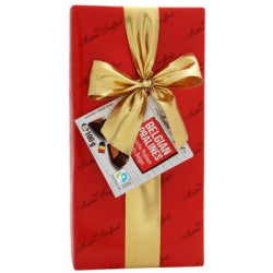 BELGIAN CHOCOLATE HEARTS WITH RIBBON, 100 G