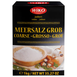 WIKO COARSE SEA SALT IN A BOX, 1 KG