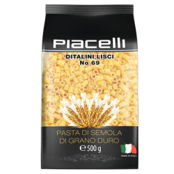 PASTA PIACELLI DITALINI LISCI ?69, 500 G