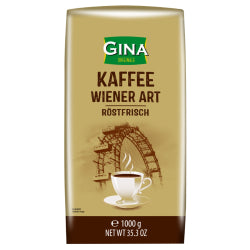КАФЕ НА ЗЪРНА GINA WIENER ART, 1 КГ
