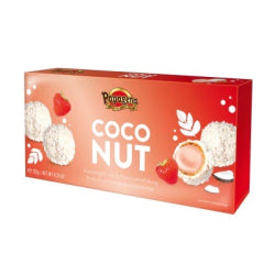 WAFFLE BALLS WITH COCONUT AND STRAWBERRY CREAM PAPAGENA, 120 G