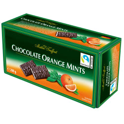 SMALL MAITRE CHOCOLATES WITH MINT AND ORANGE, 200 G