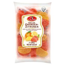 ЖЕЛИРАНИ БОНБОНИ С ВКУС НА ЦИТРУСОВИ ПЛОДОВЕ SIR CHARLES, 250 Г