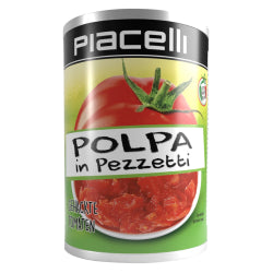 PIACELLI CUT TOMATOES, CANNED 400 G