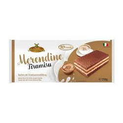 СУХИ ПАСТИ С КРЕМ ТИРАМИСУ MERENDINE 10 БР, 250 Г