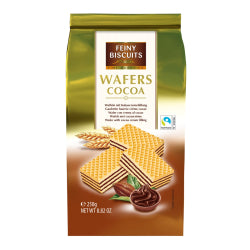 MINI WAFFLES WITH COCOA CREAM FEINY BISCUITS, 250 G