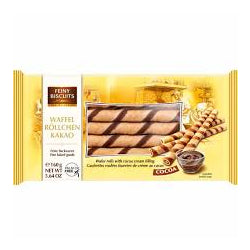 ВАФЛЕНИ ПУРИЧКИ С КАКАОВ КРЕМ FEINY 160 Г
