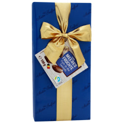 BELGIAN CHOCOLATE CANDY WITH RIBBON /BLUE/, 100 G